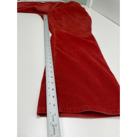 NWT Universal Thread High Rise Corduroy Skinny Bootcut Jeans Orange Red 26 R - Picture 10 of 12